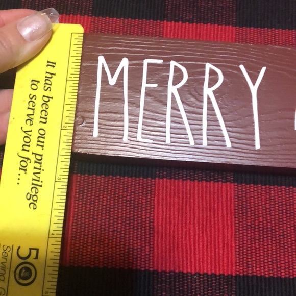 Merry and Bright Mini Wood Sign - Picture 4 of 5